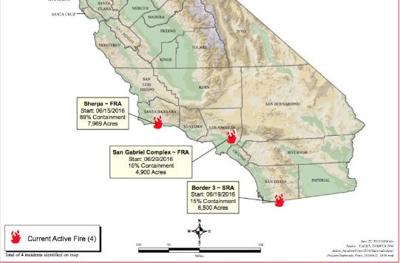 Hundreds Of Homes Evacuated Due To Southern California Fires
