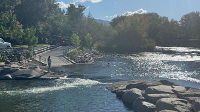 Water rescue on Truckee River