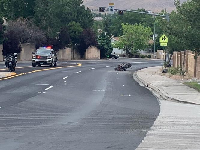 Northbound Robb Drive Closed at Sharlands Avenue Due to Motorcycle Crash