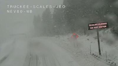More Snowfall in the Sierra, chains required along I-80