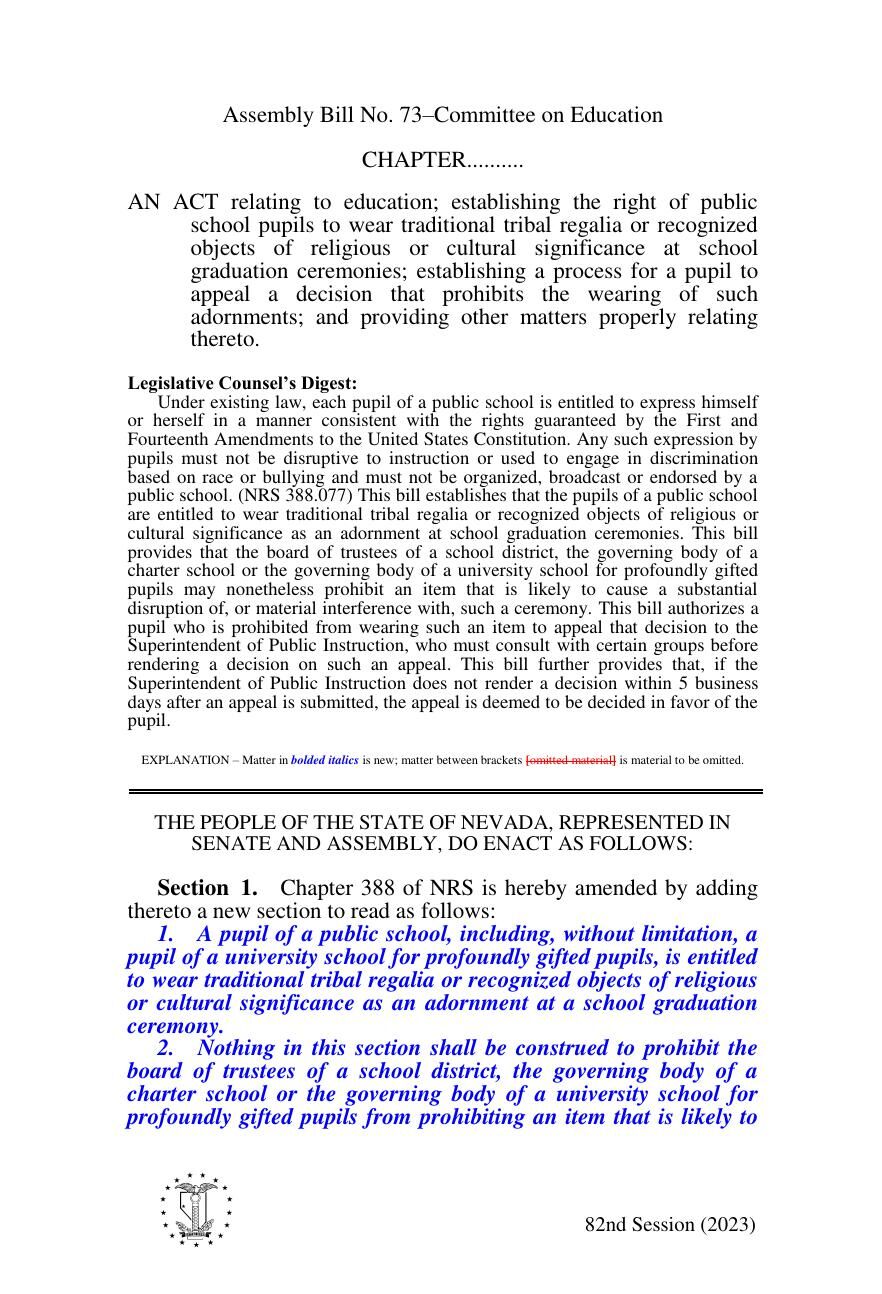 Governor Lombardo Signs Student Adornments Bill Into Law News