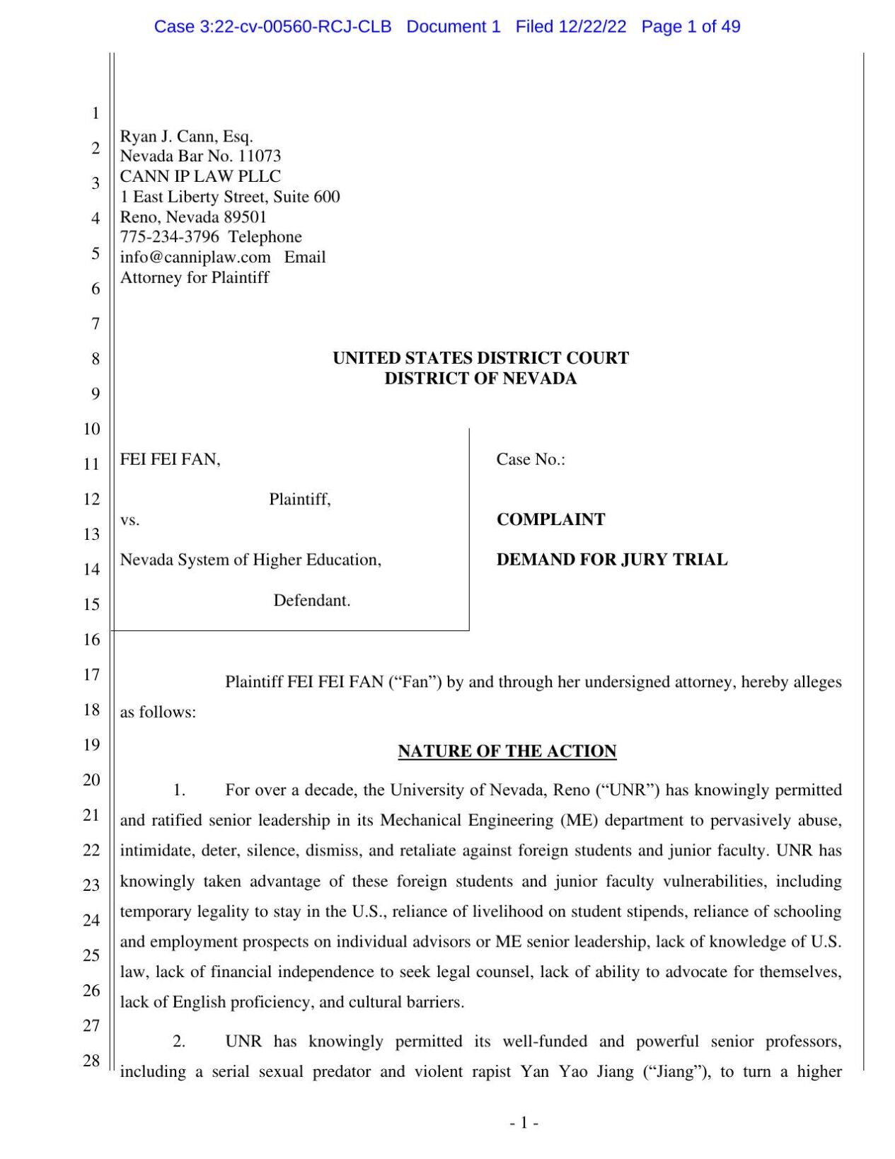 Sexual misconduct lawsuit unr.pdf
