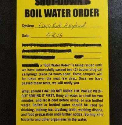 Douglas County: Precautionary Boil Water Notice Rescinded