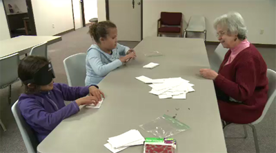 BELL Academy Holds Braille Class for Children with Visual Disabilities