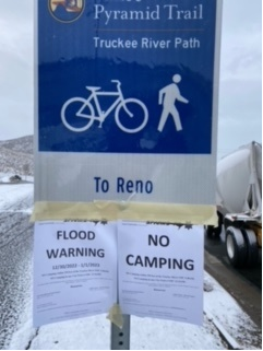 Sparks Police Department Monitoring Truckee River