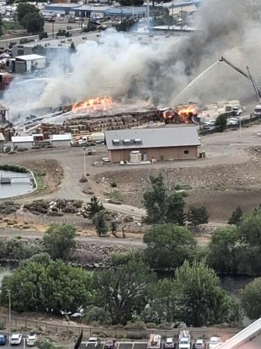 Fire on Glendale near 21st