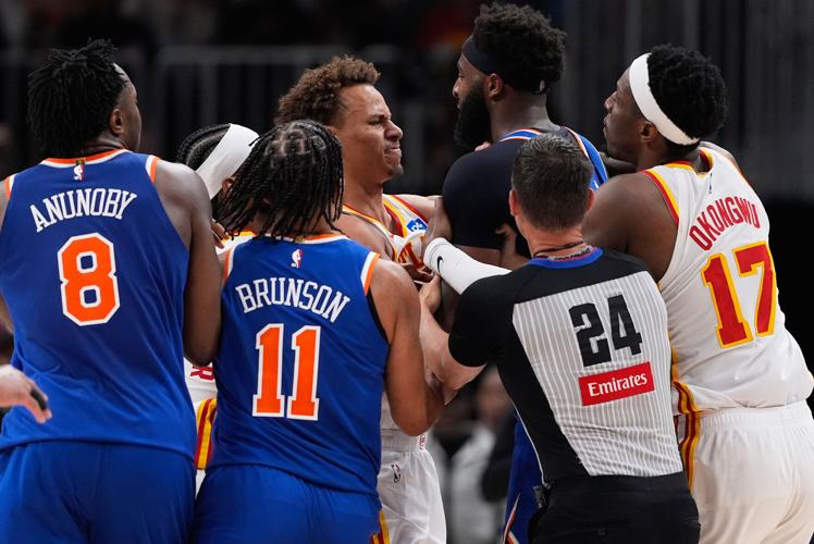Knicks Hawks Basketball