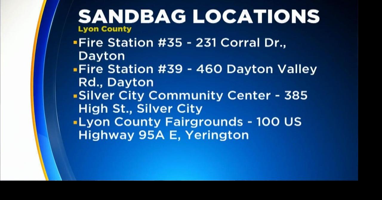 Sandbag Locations In Lyon And Douglas County News