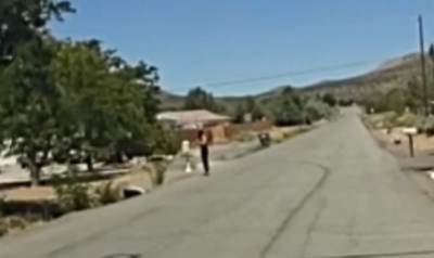 Woman holding gun in Lemmon Valley