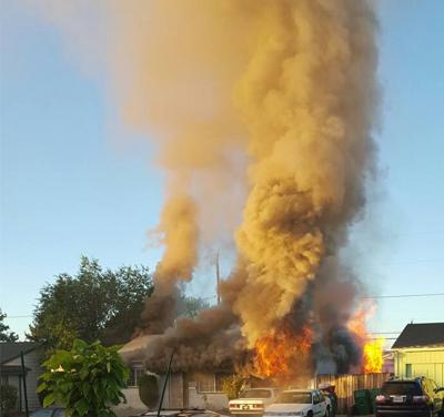 House Fire on Plymouth Way in Sparks