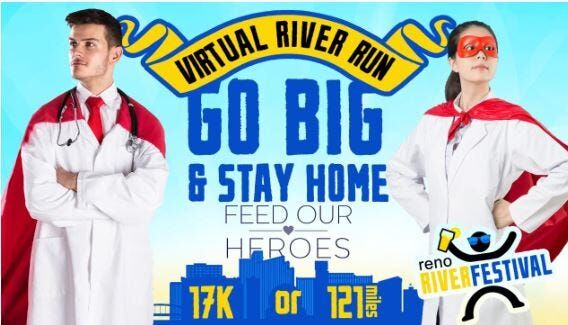 Virtual River Run Benefits Feed our Heroes