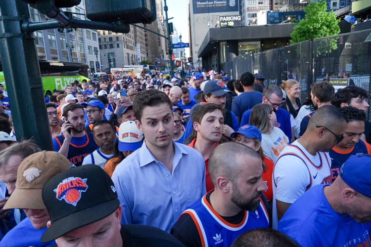 Trump Knicks Basketball