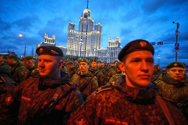 APTOPIX Russia Victory Day Parade Rehearsal
