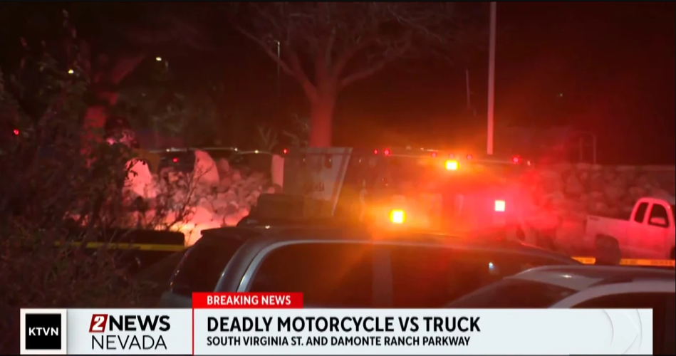 Deadly motorcycle vs truck