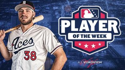 A.J. Vukovich Named PCL Player of the Week
