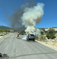 Crews Respond to Vehicle Fire in Arrowcreek Neighborhood