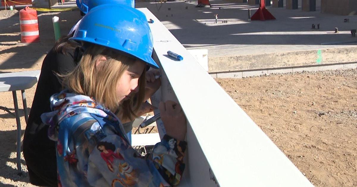 Students Get to See Sky Ranch Middle School Structure Completed ...