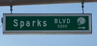 Sparks Blvd. sign