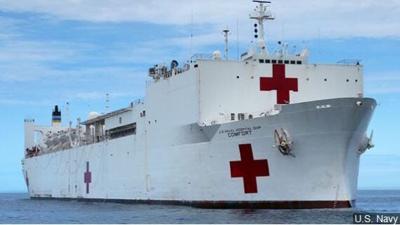 Navy Says Crew Member on NY Hospital Ship Tests Positive