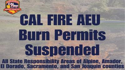 CAL FIRE AEU suspends pile burning 061625