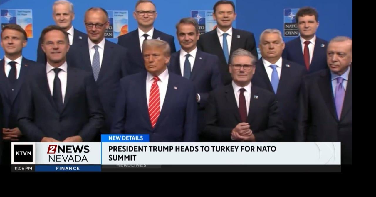 President Trump heading to NATO summit