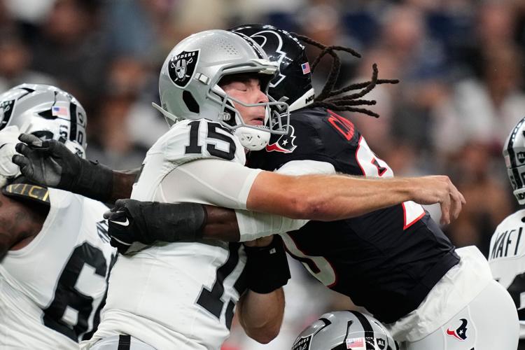 APTOPIX Raiders Texans Football