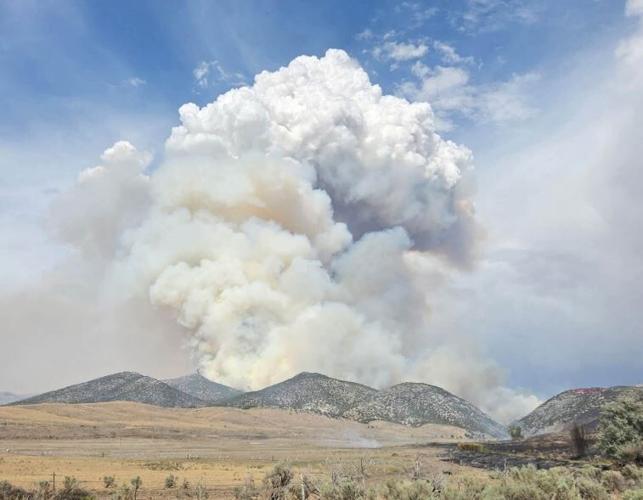 Oxley Fire, north of Wells
