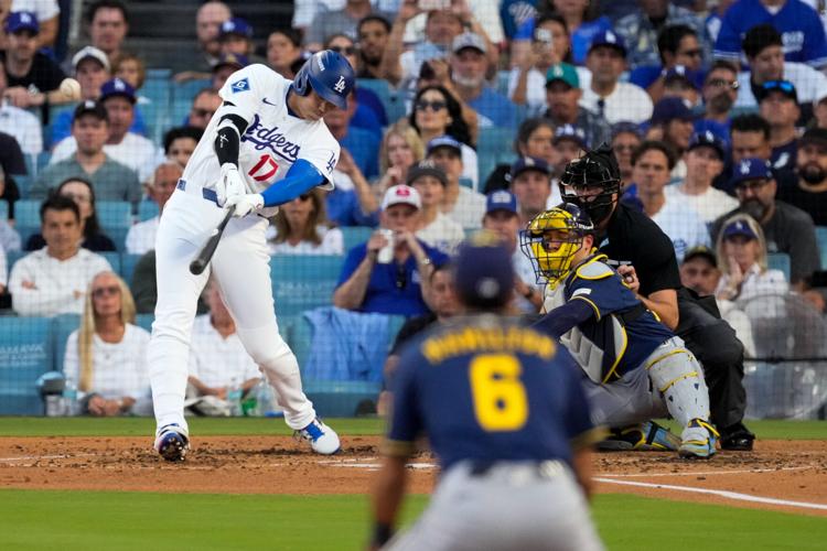 APTOPIX NLCS Brewers Dodgers Baseball