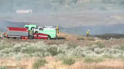 Fire Burning North of Genoa, Jacks Valley Road Reopened