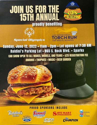 Cops and Burgers Fundraiser on June 12