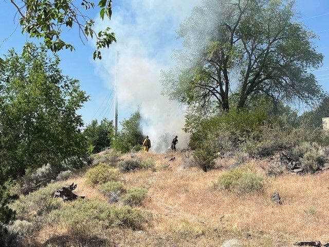 Fire near Sullivan Lane