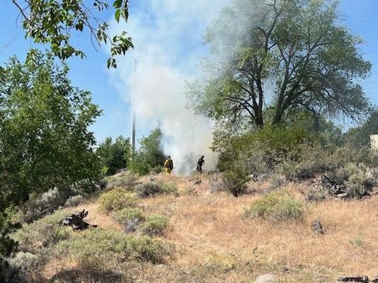 Fire crews respond to fire near Sullivan Lane in Sparks | Local News ...