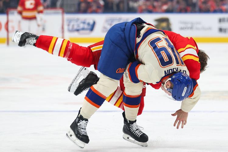 Flames Oilers Hockey