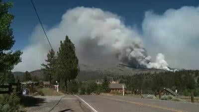 Washington Fire Threatens Town of Markleeville