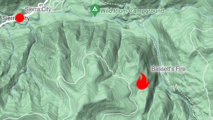 Bassetts Fire (Map)