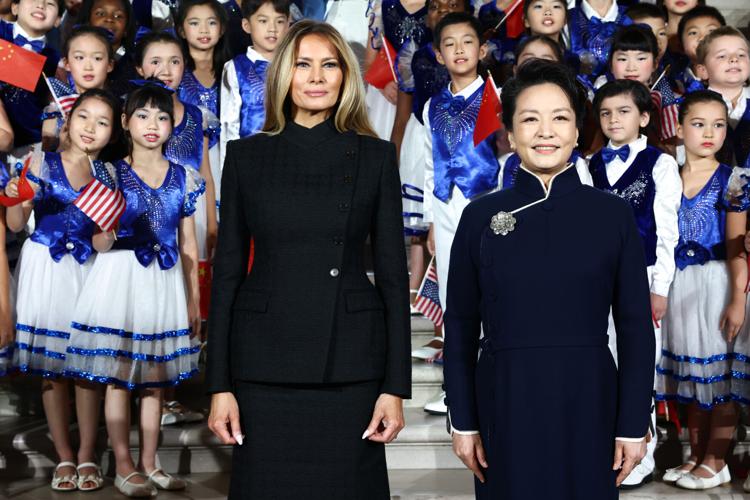 Trump Xi Spouses