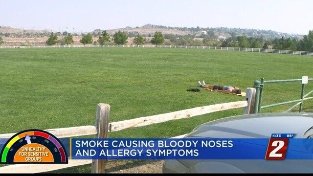 Smoke Causing Allergy Symptoms And Asthma Issues