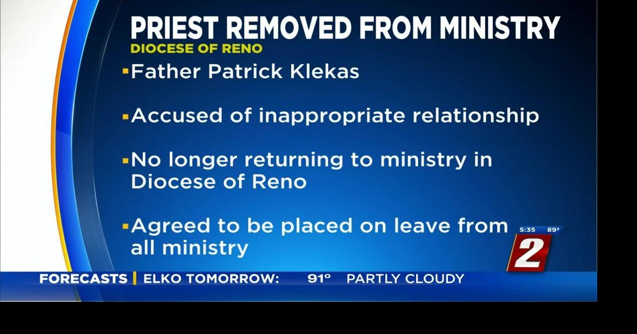 Reno Priest Not Returning After Inappropriate Relationship with Woman ...