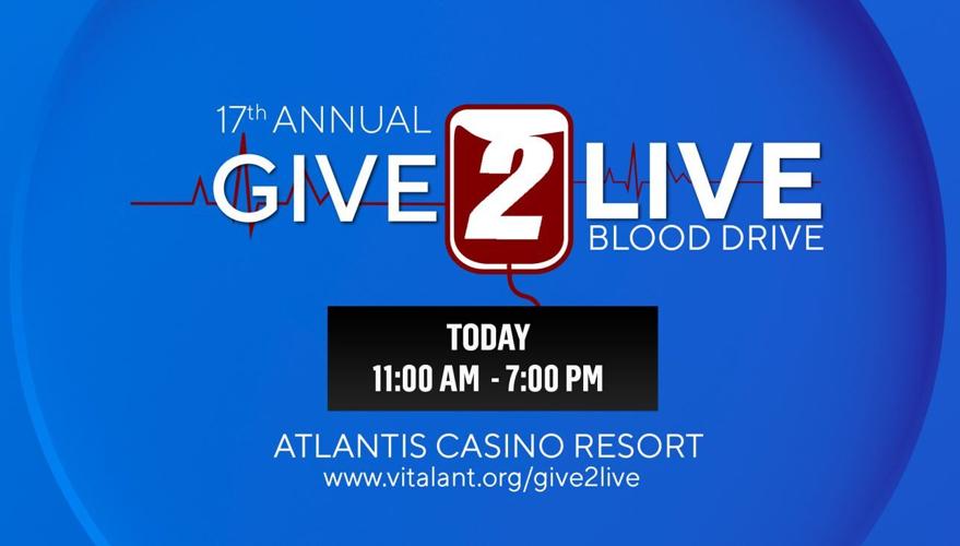 Give 2 Live Blood Drive, Wednesday