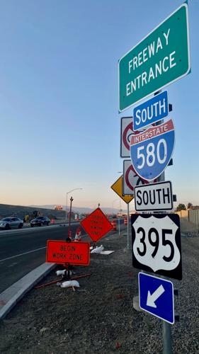 I-580/U.S. 395 sign