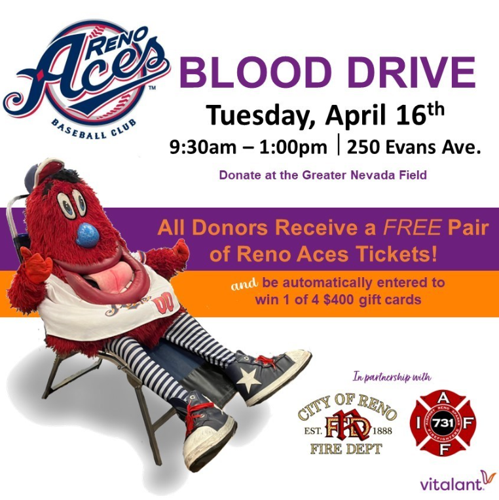 Reno Aces Blood Drive