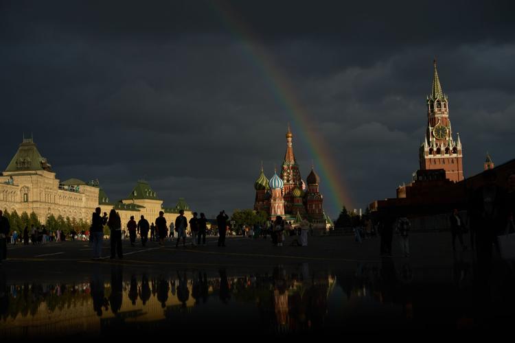 APTOPIX Russia Daily Life