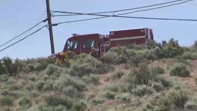 Reno Fire Quickly Knocks Down Brush Fire Near Red Rock Road