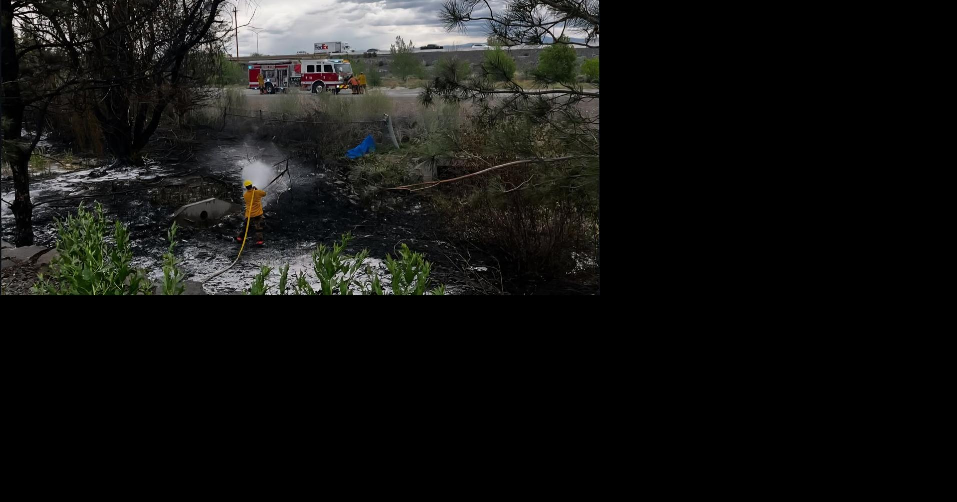 Crews put out brush fire next to I-580 in south Reno | Fire Watch ...