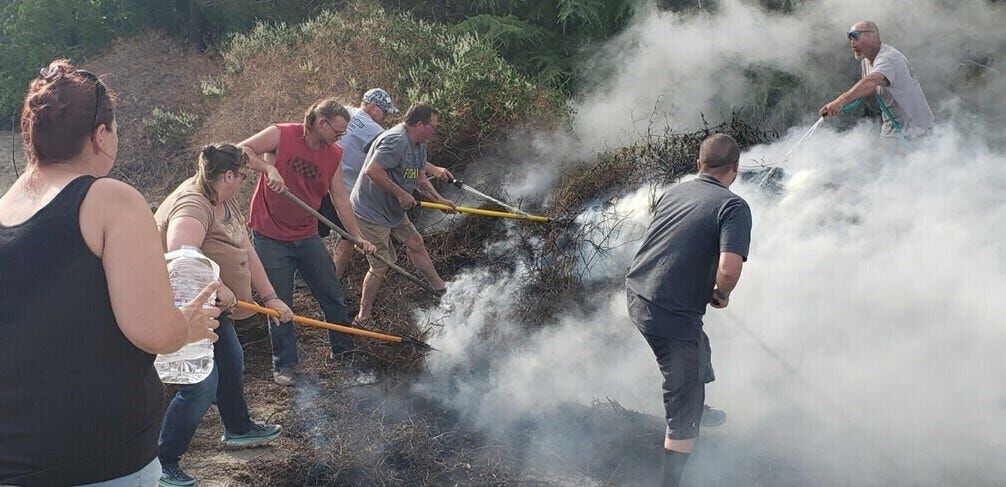Neighbors Helped Stop Spread Of One Of Three Brush Fires In Silver Springs