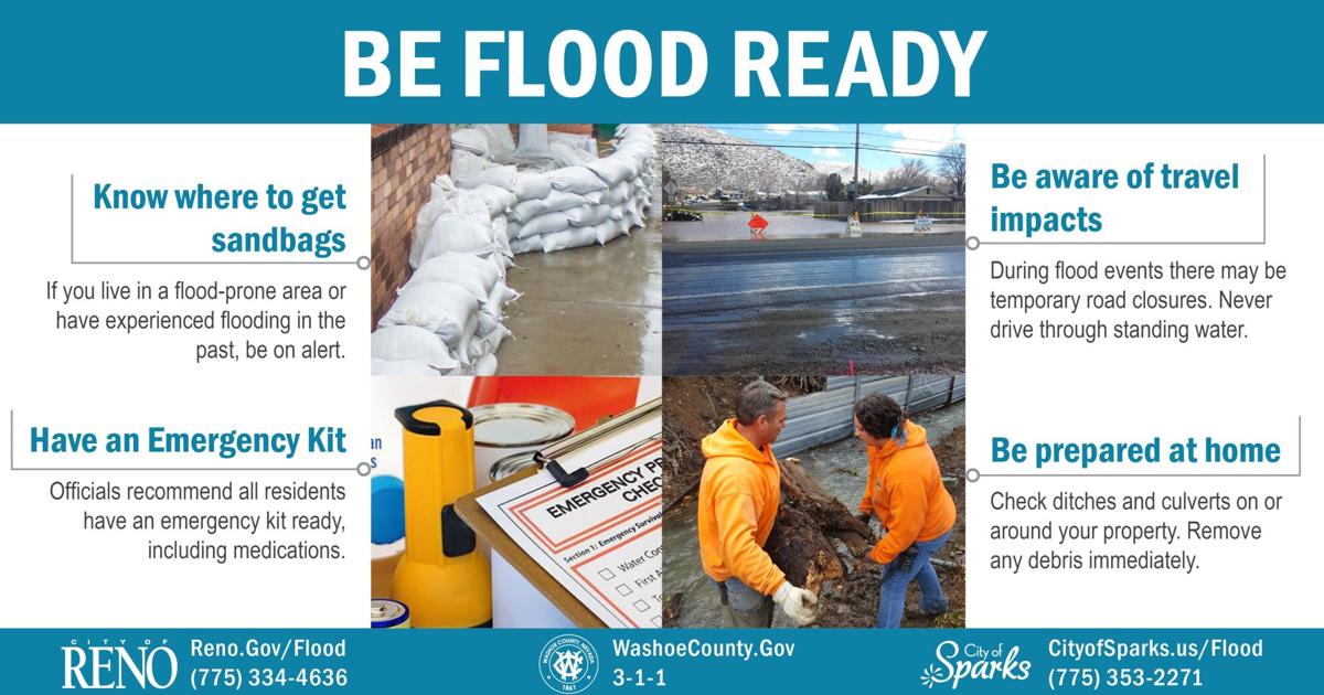 Reno and Washoe County Set Up Sandbag Filling Stations, Give Advice on Flood Preparedness Ahead of Expected Heavy Rains | News