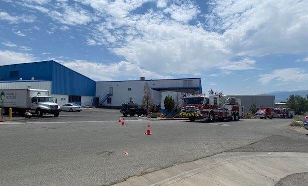 Fire near Parr Blvd.