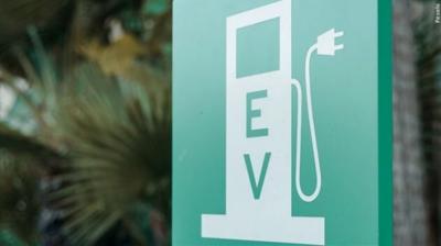 EV charging sign