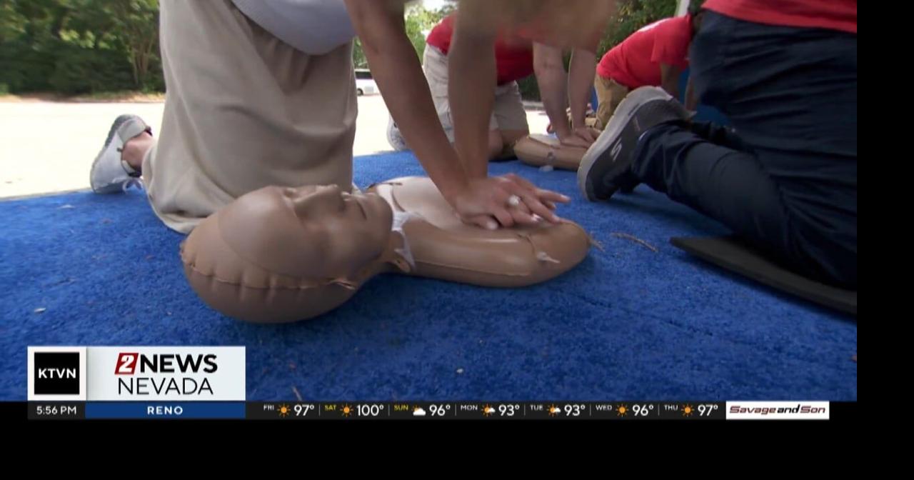 Teaching CPR to World Cup fans