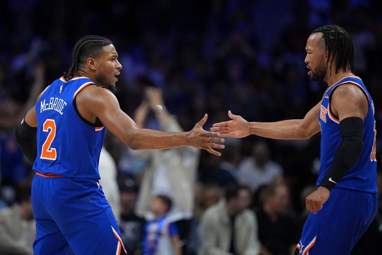 Knicks 76ers Basketball